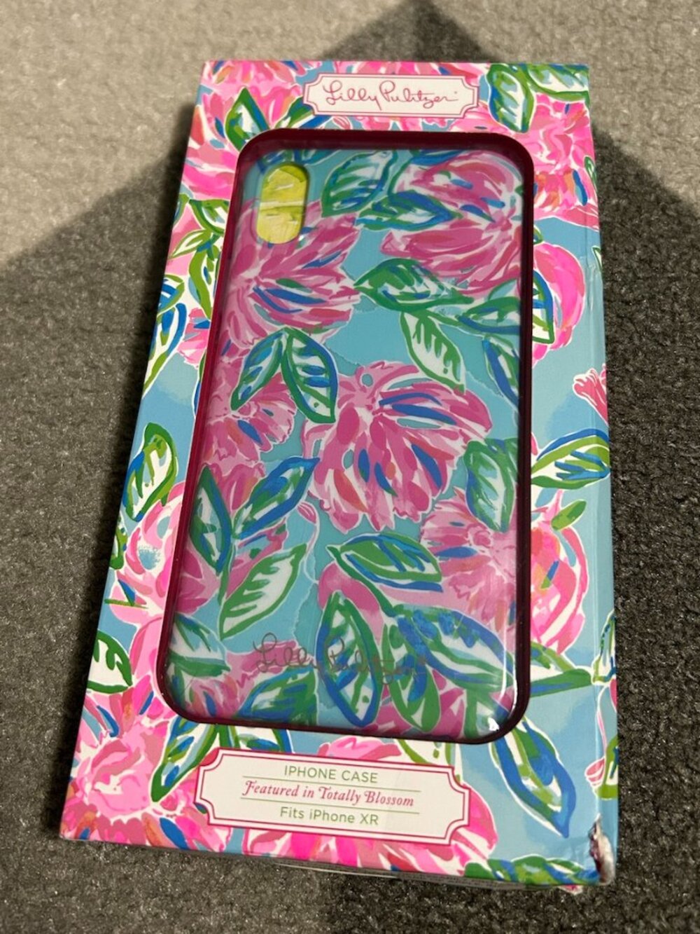 NWT Lilly Pulitzer "Totally Blossom" Print Cover for iPhone XR